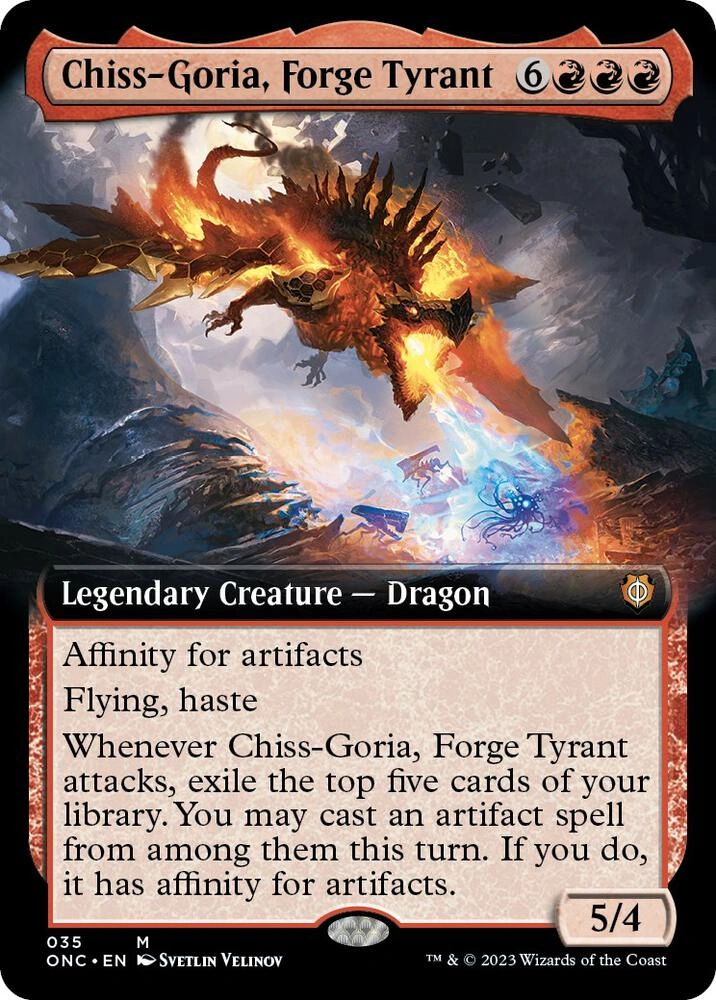 Chiss-Goria, Forge Tyrant (Extended Art) Foil