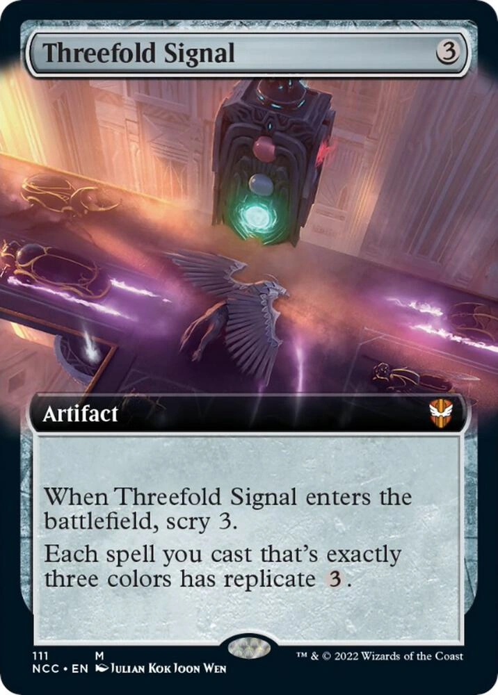 Threefold Signal (Extended Art) Foil