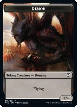 Demon // Copy Double-Sided Token