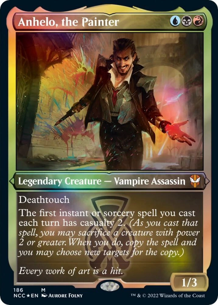 Anhelo, the Painter (Display Commander) - Thick Stock Foil