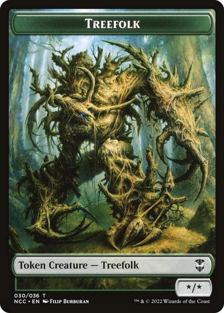 Treefolk // Spider Double-Sided Token