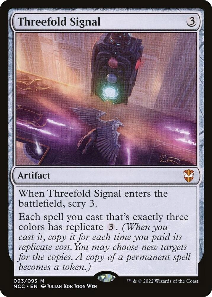 Threefold Signal Foil
