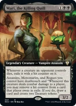 Mari, the Killing Quill (Extended Art) Foil
