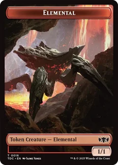 Elemental (0016) // Gold Double-Sided Token 16 // 29