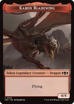 Karox Bladewing // Copy Double-Sided Token 19 // 1