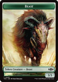 Beast // Treasure Double-Sided Token 20 // 16