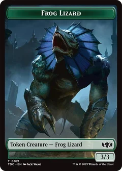 Frog Lizard // Dragon (0014) Double-Sided Token 21 // 14