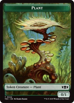 Plant // Goat Double-Sided Token 24 // 4