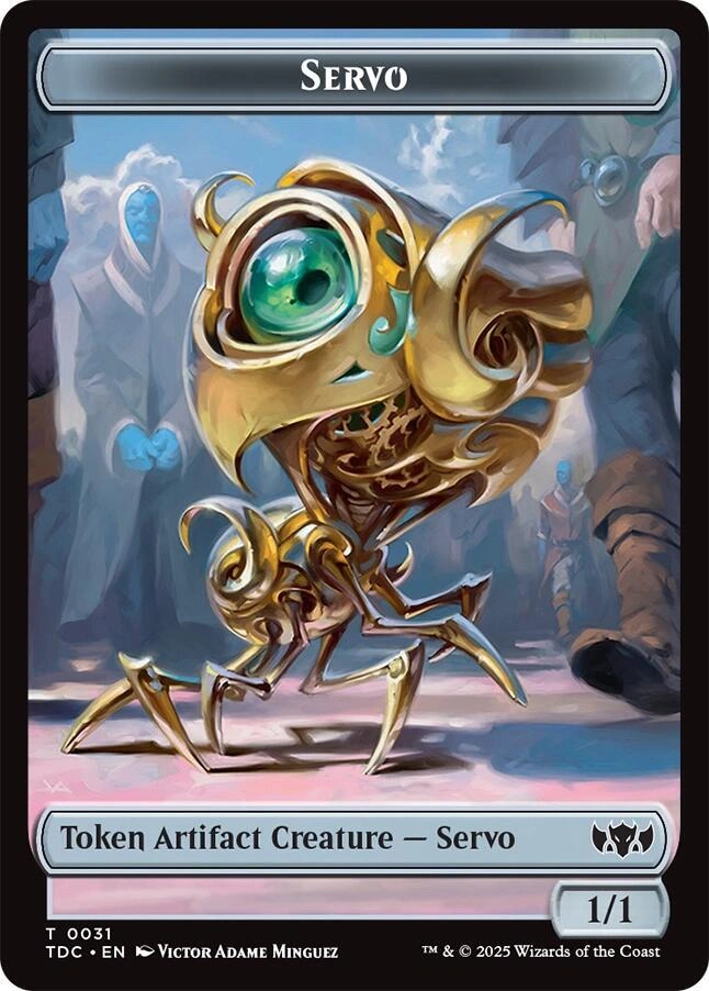 Servo // Warrior Double-Sided Token