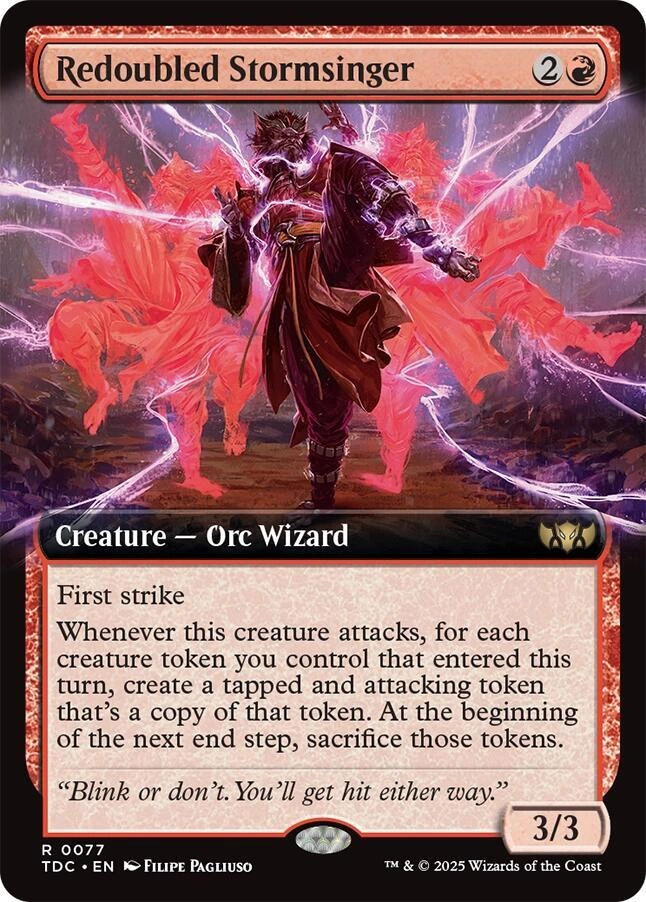 Redoubled Stormsinger (Extended Art)
