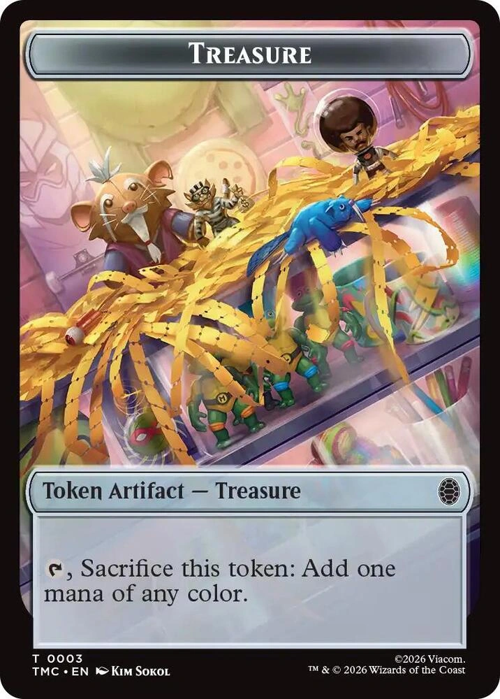 Treasure // Ninja Double-Sided Token