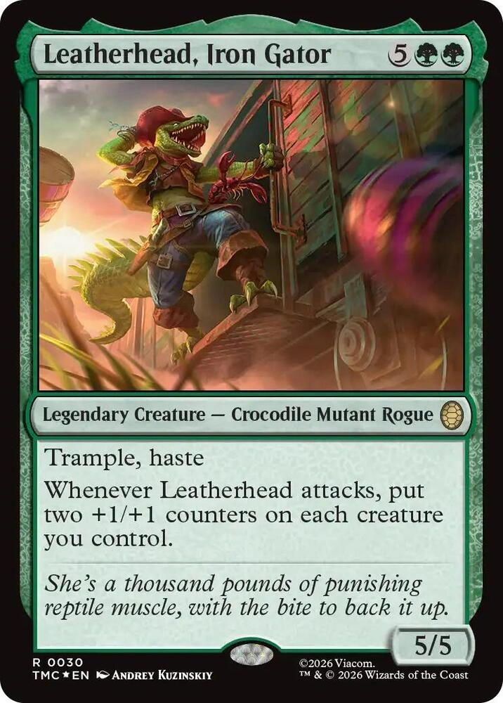 Leatherhead, Iron Gator (Surge Foil)
