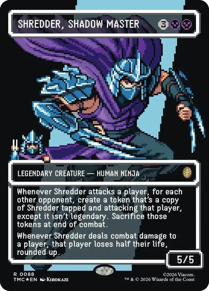 Shredder, Shadow Master (Borderless) (Surge Foil)