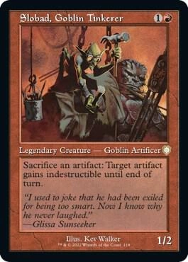 Slobad, Goblin Tinkerer (Retro Frame)