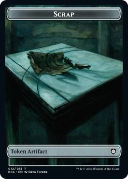 Scrap // Phyrexian Myr Double-Sided Token