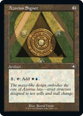 Azorius Signet (Retro Frame)