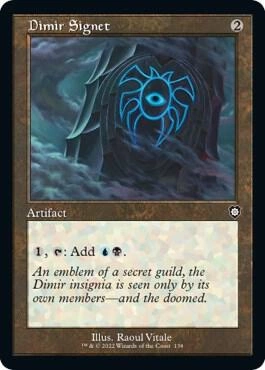 Dimir Signet (Retro Frame)