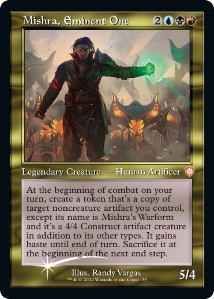 Mishra, Eminent One (Display Commander) - Thick Stock Foil