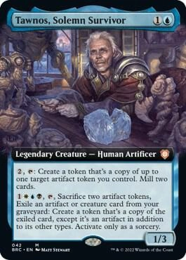 Tawnos, Solemn Survivor (Extended Art) Foil