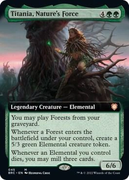 Titania, Nature's Force (Extended Art) Foil