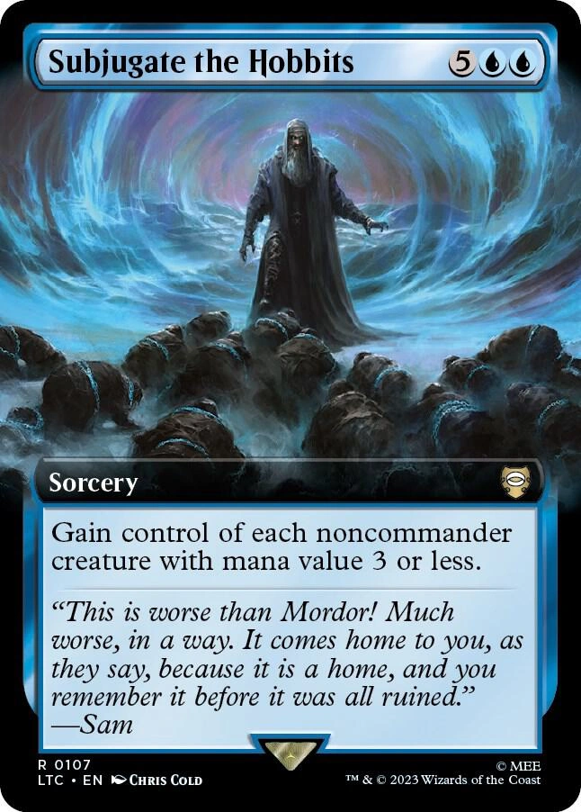 Subjugate the Hobbits (Extended Art) Foil