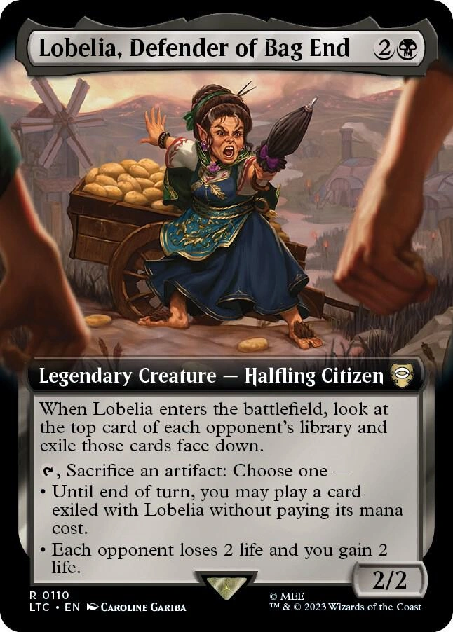 Lobelia, Defender of Bag End (Extended Art) Foil