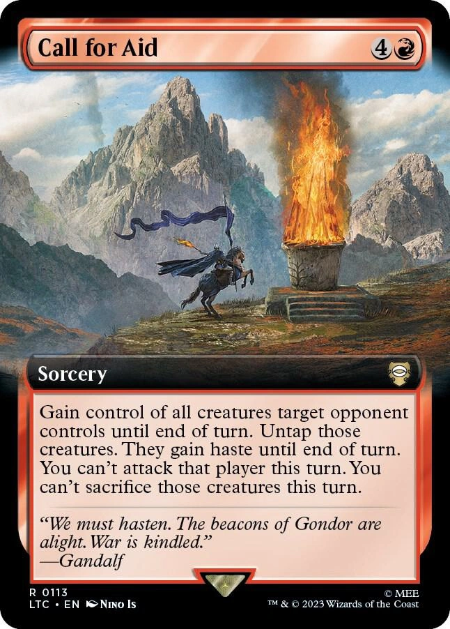 Call for Aid (Extended Art) Foil