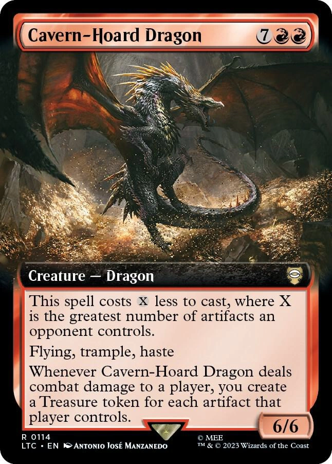 Cavern-Hoard Dragon (Extended Art) Foil