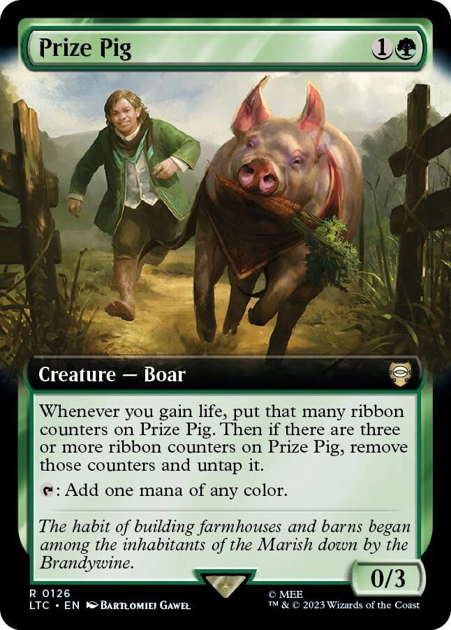 Prize Pig (Extended Art) Foil