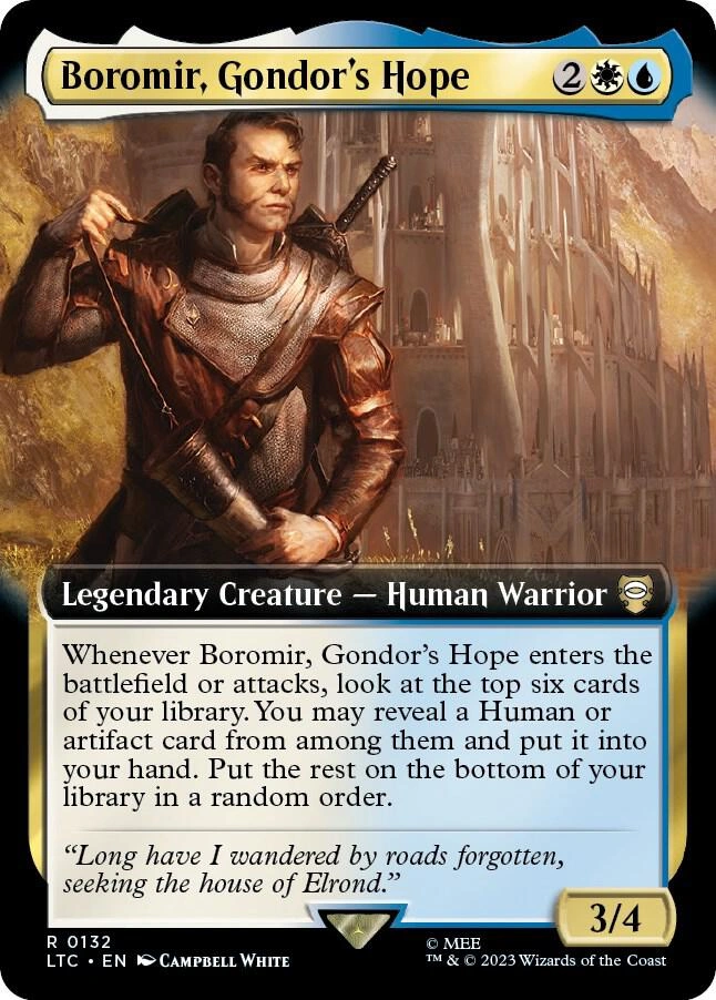 Boromir, Gondor's Hope (Extended Art) Foil