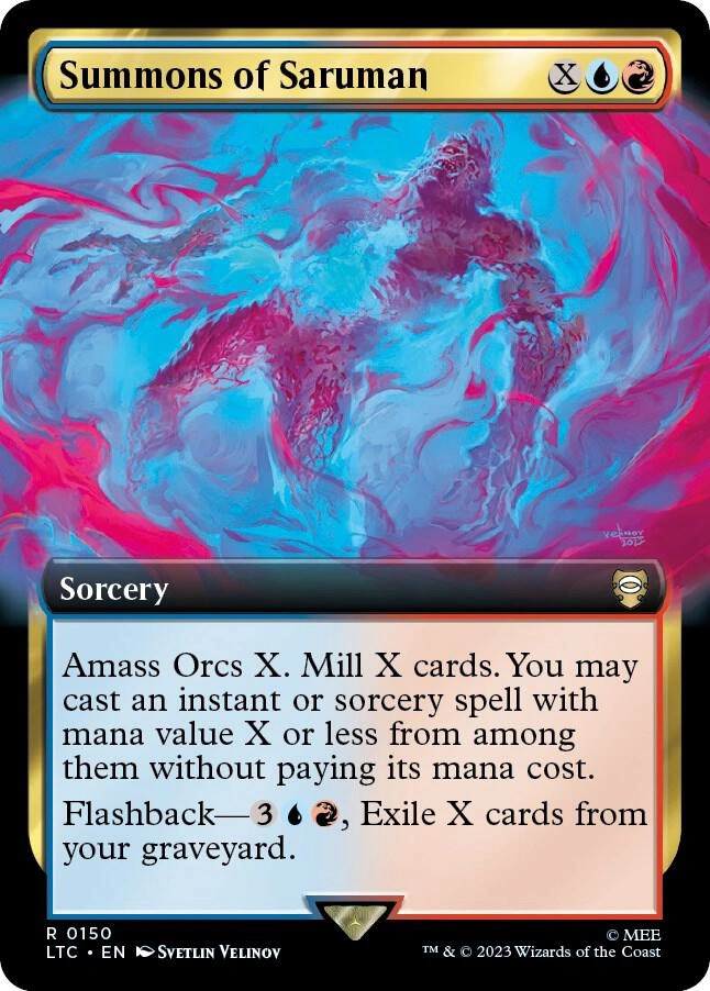 Summons of Saruman (Extended Art) Foil