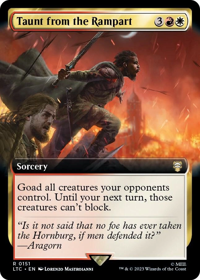 Taunt from the Rampart (Extended Art)