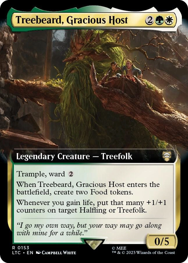 Treebeard, Gracious Host (Extended Art) Foil