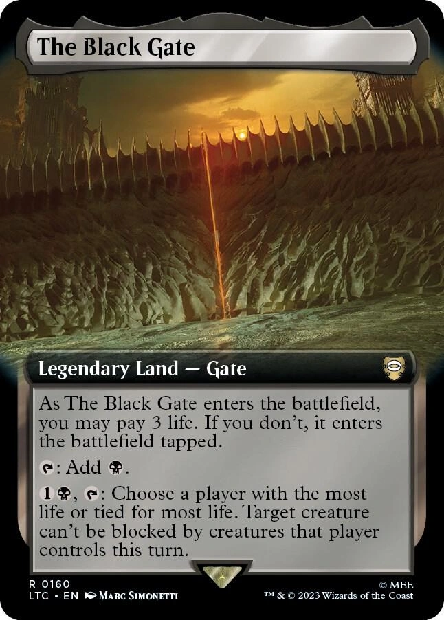 The Black Gate (Extended Art) Foil