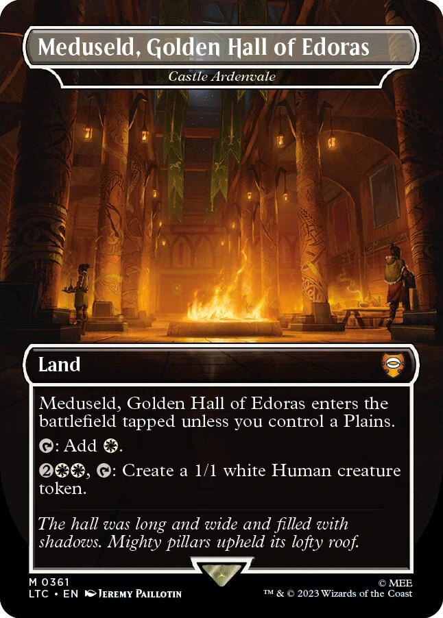 Meduseld, Golden Hall of Edoras - Castle Ardenvale Foil