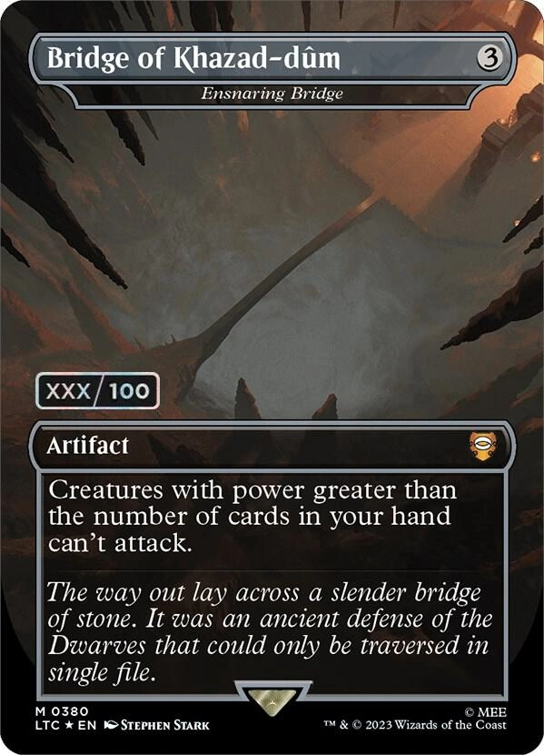 Bridge of Khazad-dum - Ensnaring Bridge (Serial Numbered) Foil