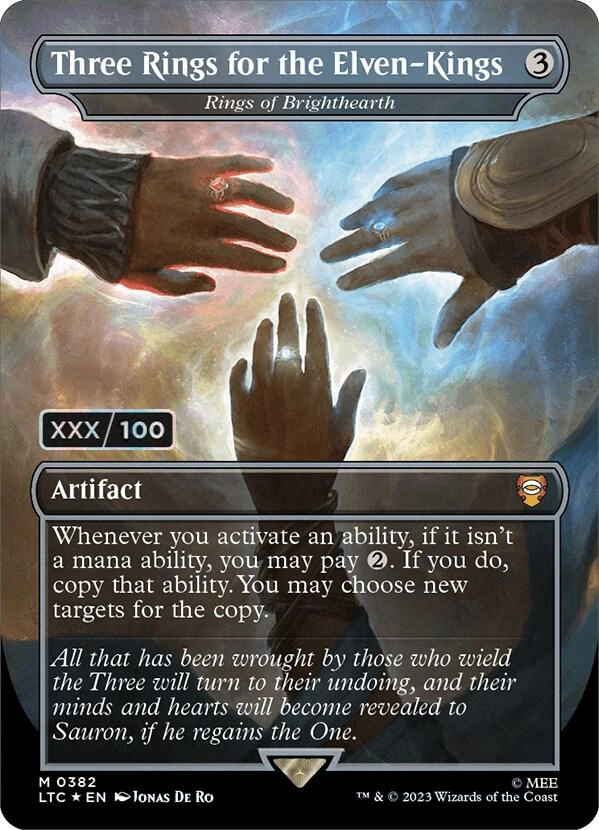 Three Rings for the Elven-Kings - Rings of Brighthearth (Serial Numbered) Foil