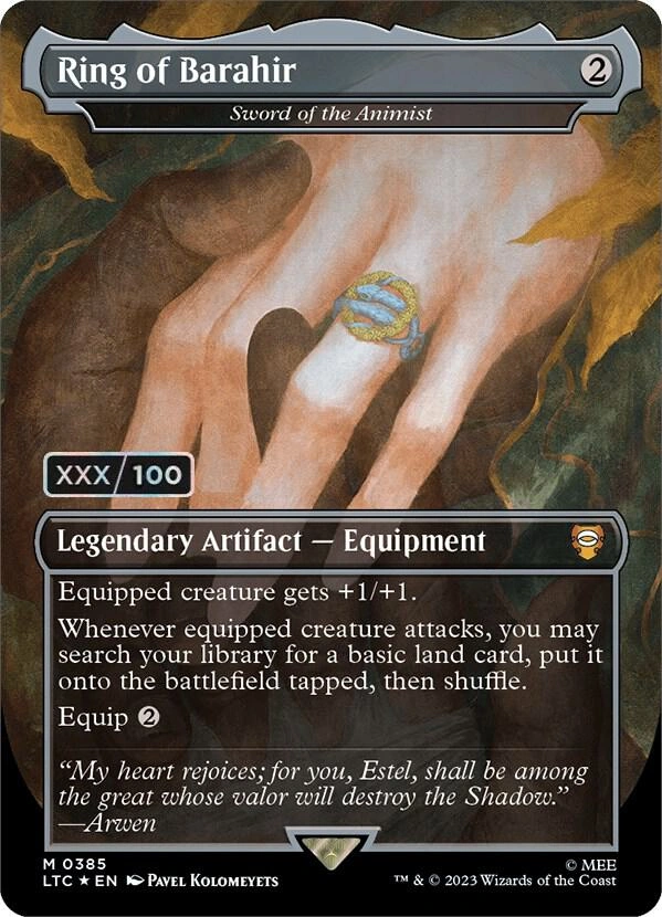 Ring of Barahir - Sword of the Animist (Serial Numbered) Foil