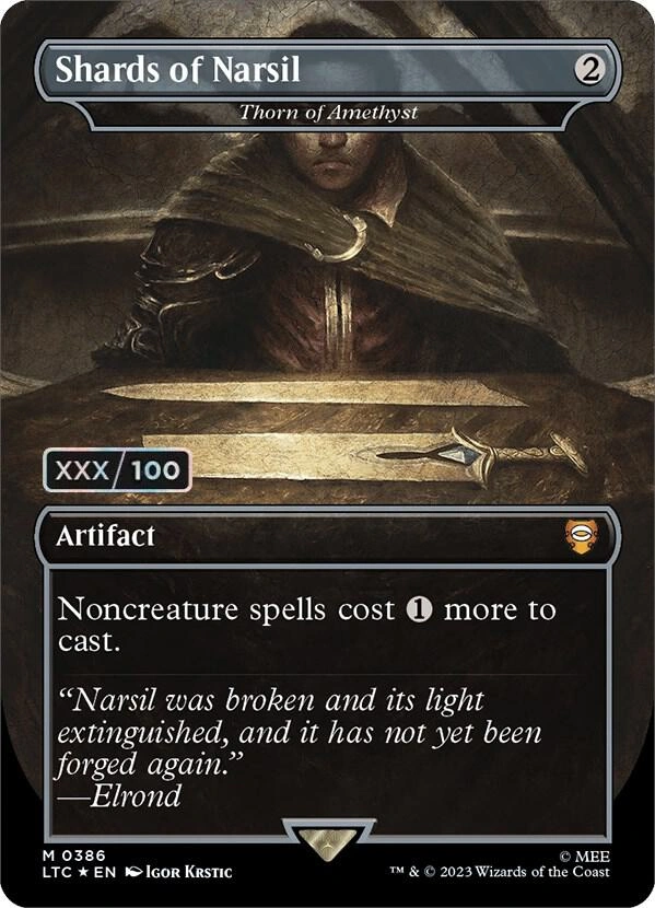 Shards of Narsil - Thorn of Amethyst (Serial Numbered) Foil