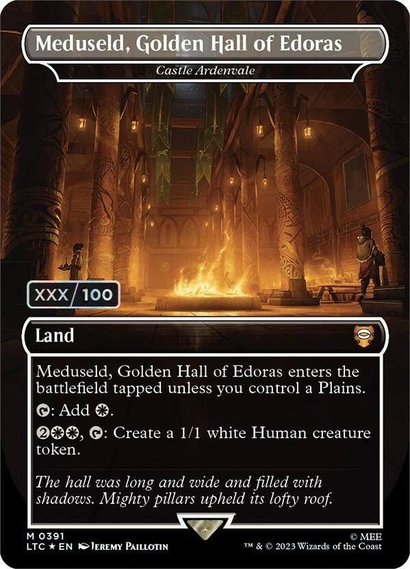 Meduseld, Golden Hall of Edoras - Castle Ardenvale (Serial Numbered) Foil