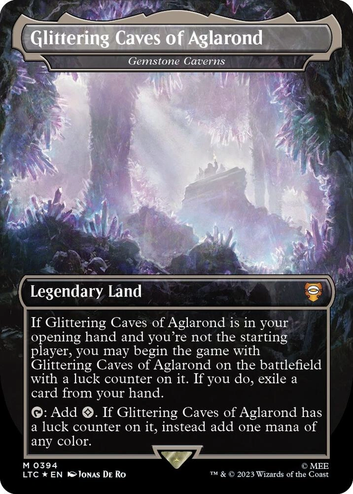 Glittering Caves of Aglarond - Gemstone Caverns (Surge Foil)