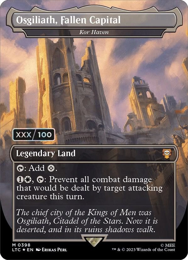 Osgiliath, Fallen Capital - Kor Haven (Serial Numbered) Foil