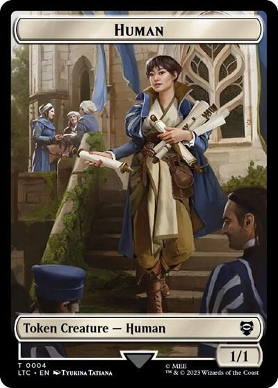 Human // Human Knight Double-Sided Token