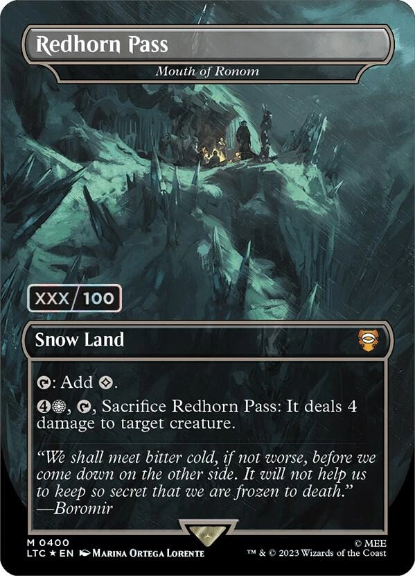 Redhorn Pass - Mouth of Ronom (Serial Numbered) Foil
