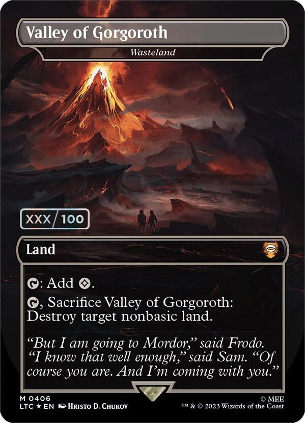 Valley of Gorgoroth - Wasteland (Serial Numbered) Foil