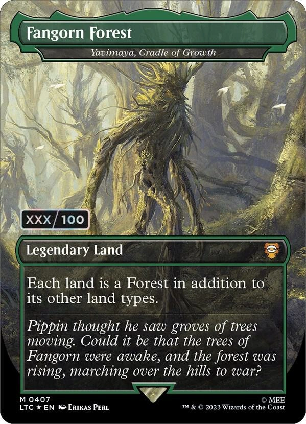 Fangorn Forest - Yavimaya, Cradle of Growth (Serial Numbered) Foil