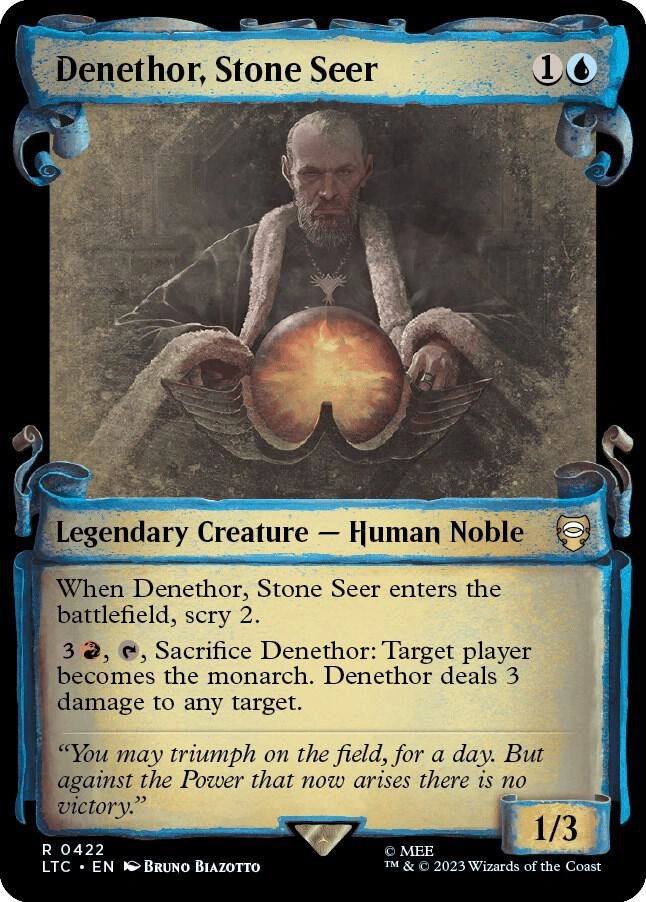 Denethor, Stone Seer (Showcase Scrolls) Foil