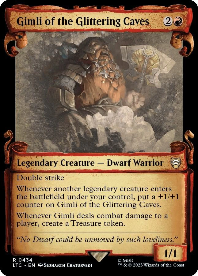 Gimli of the Glittering Caves (Showcase Scrolls) Foil