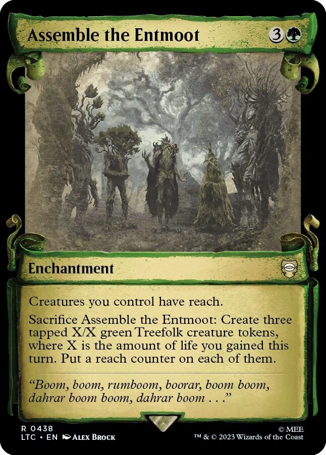 Assemble the Entmoot (Showcase Scrolls) Foil