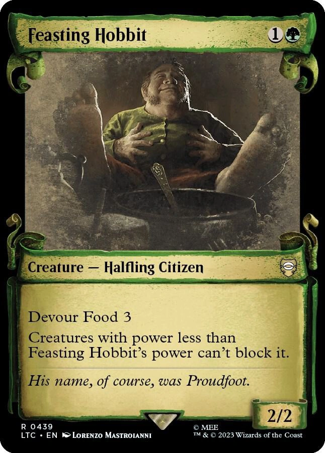 Feasting Hobbit (Showcase Scrolls) Foil